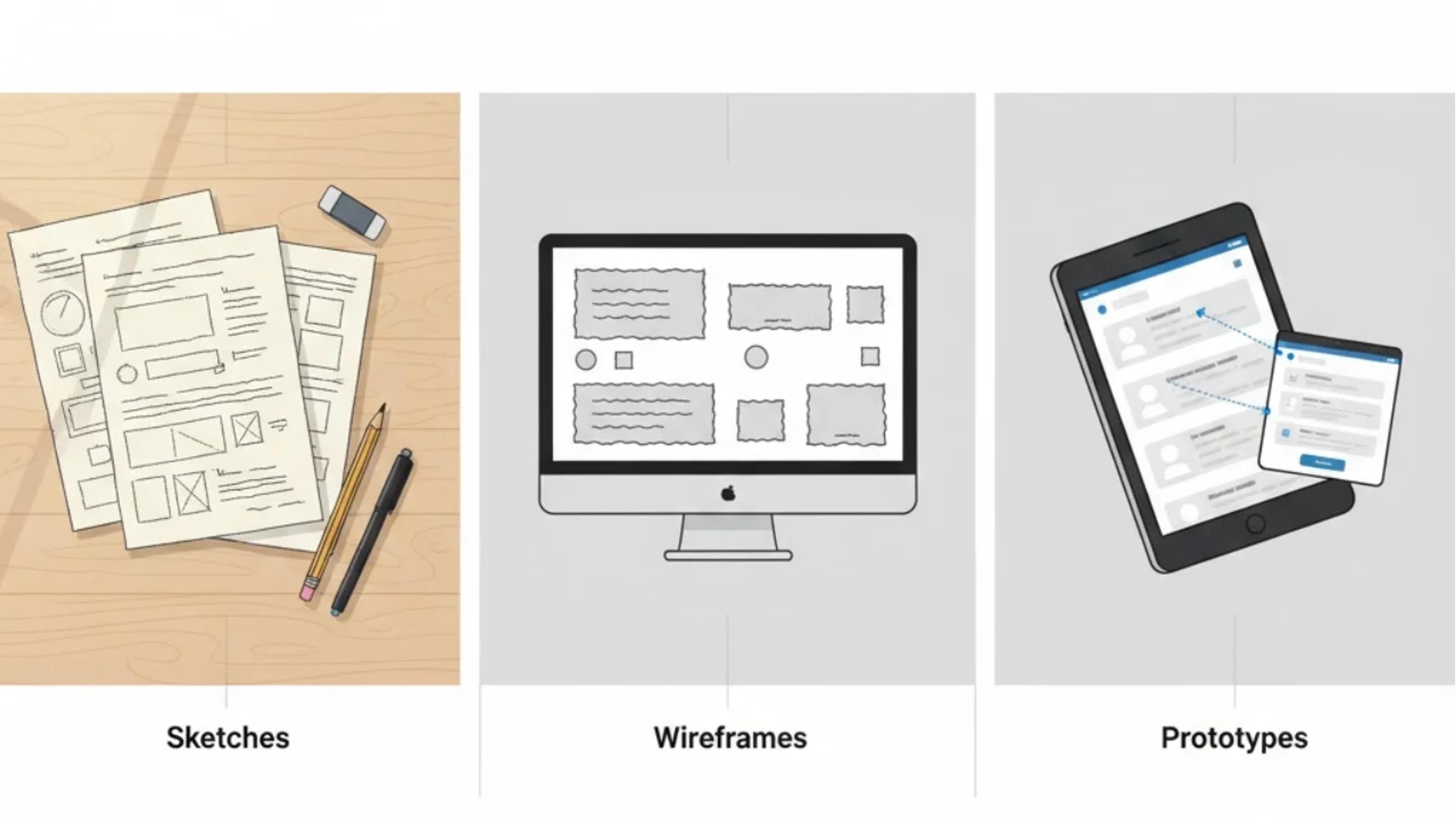 Low‑fidelity prototypes