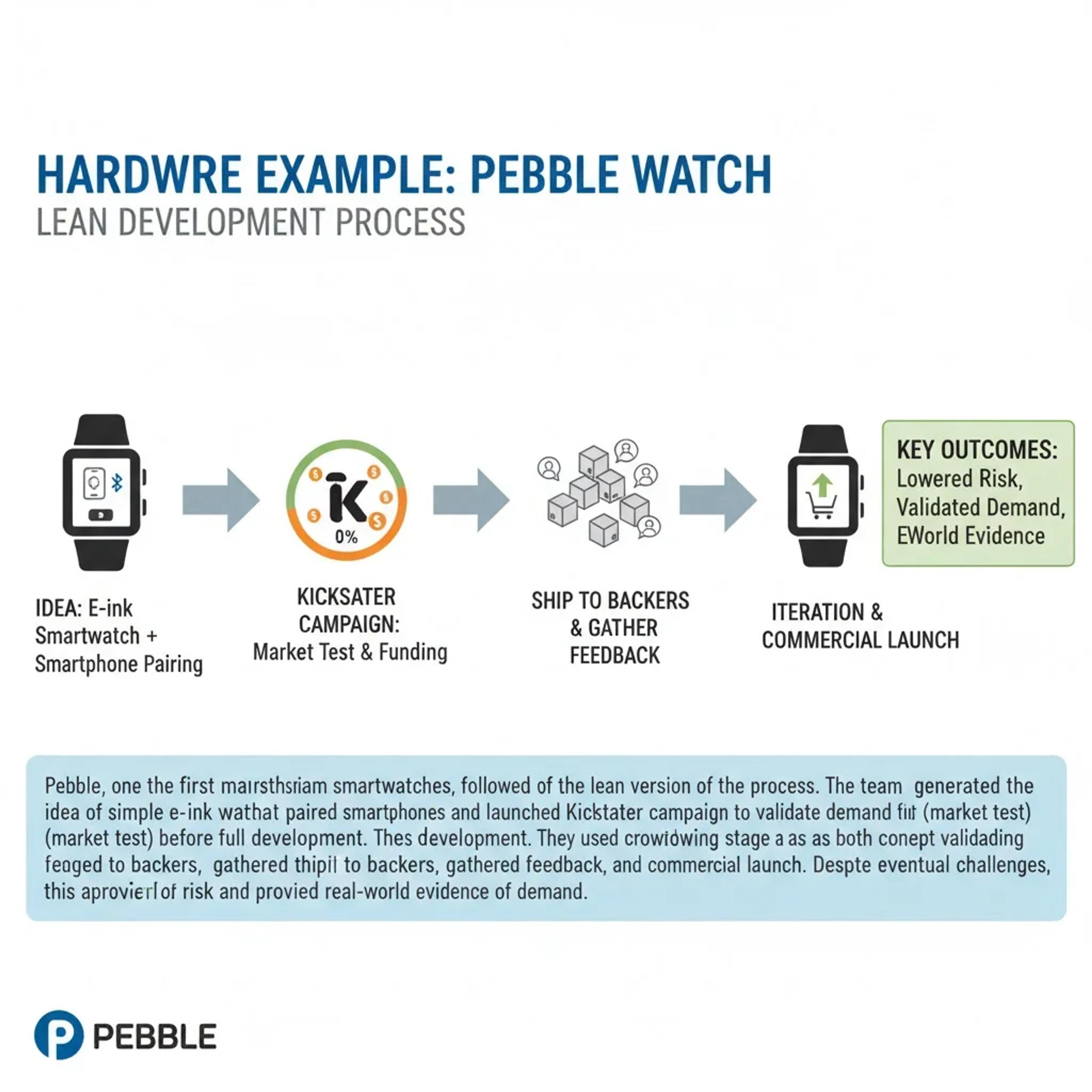 Hardware example: Pebble watch