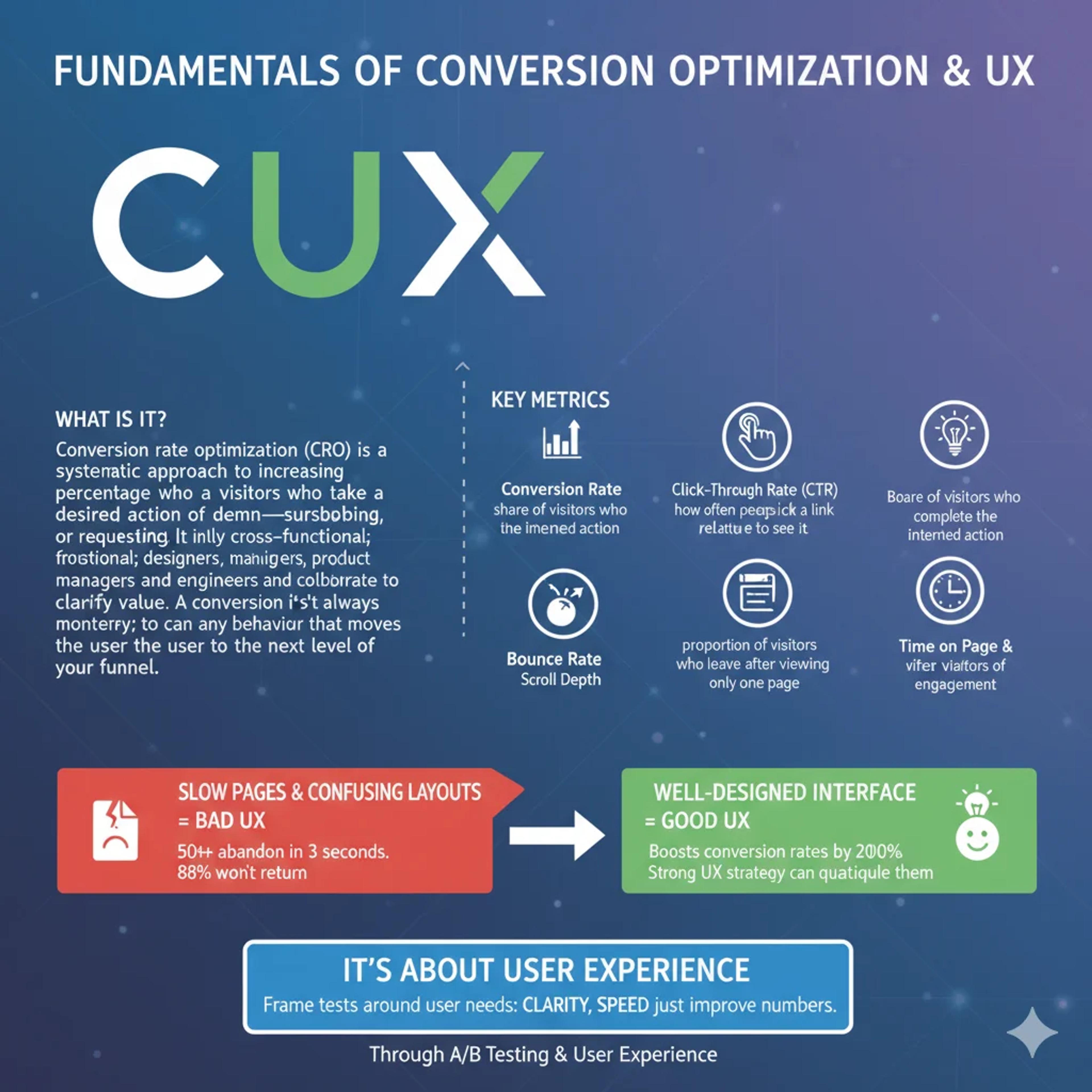 Fundamentals of conversion optimization and UX