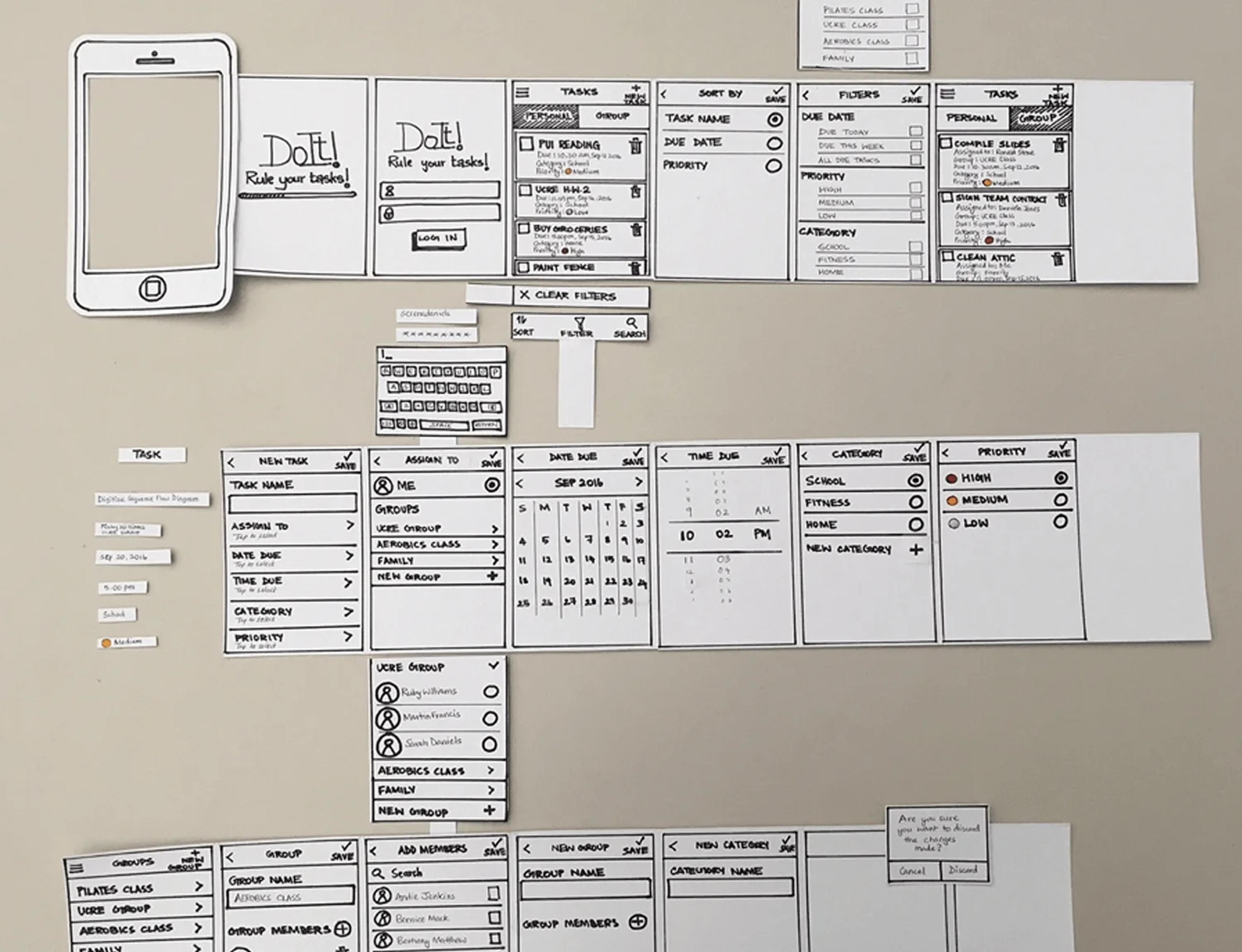 What is a paper prototype?