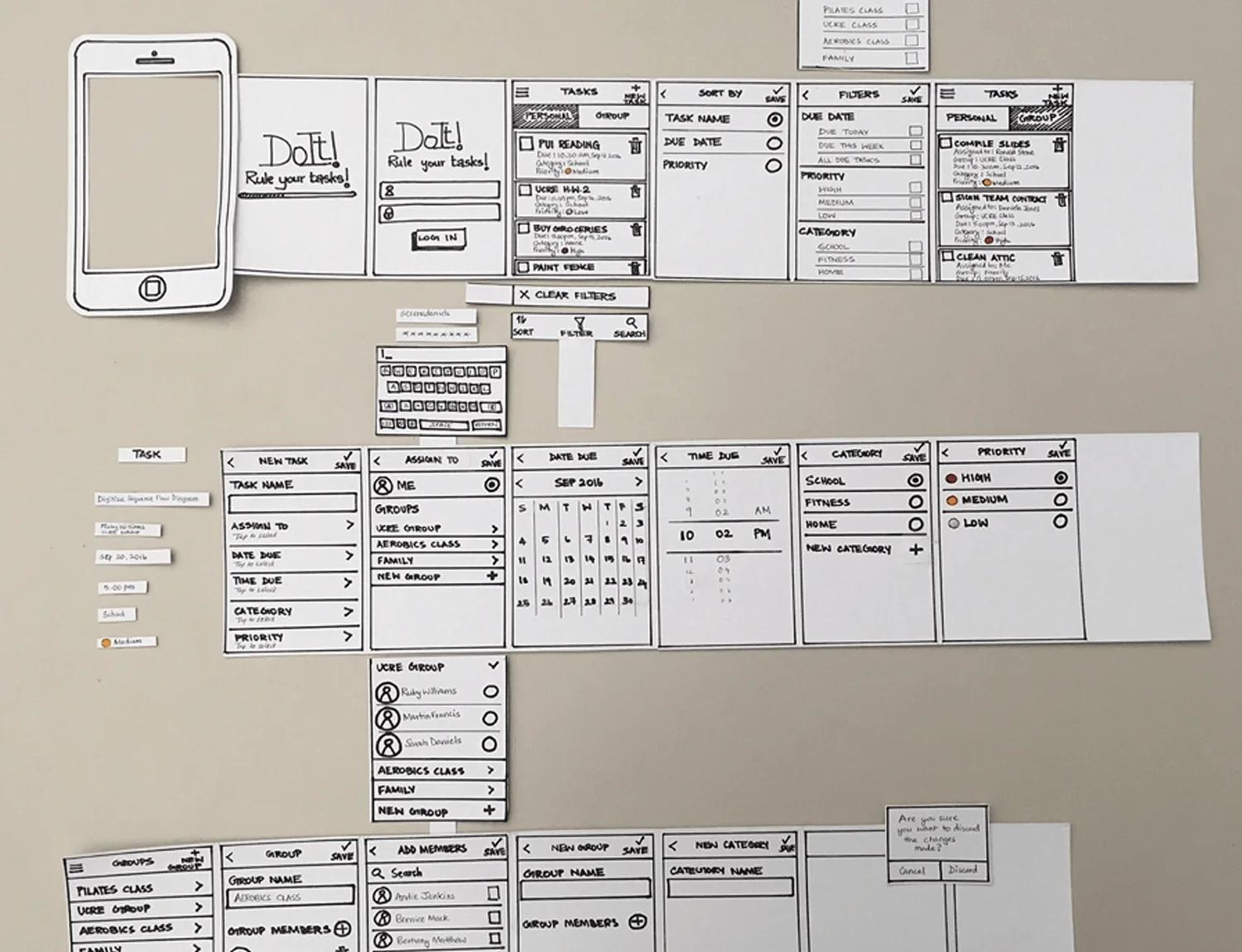 What is a paper prototype?