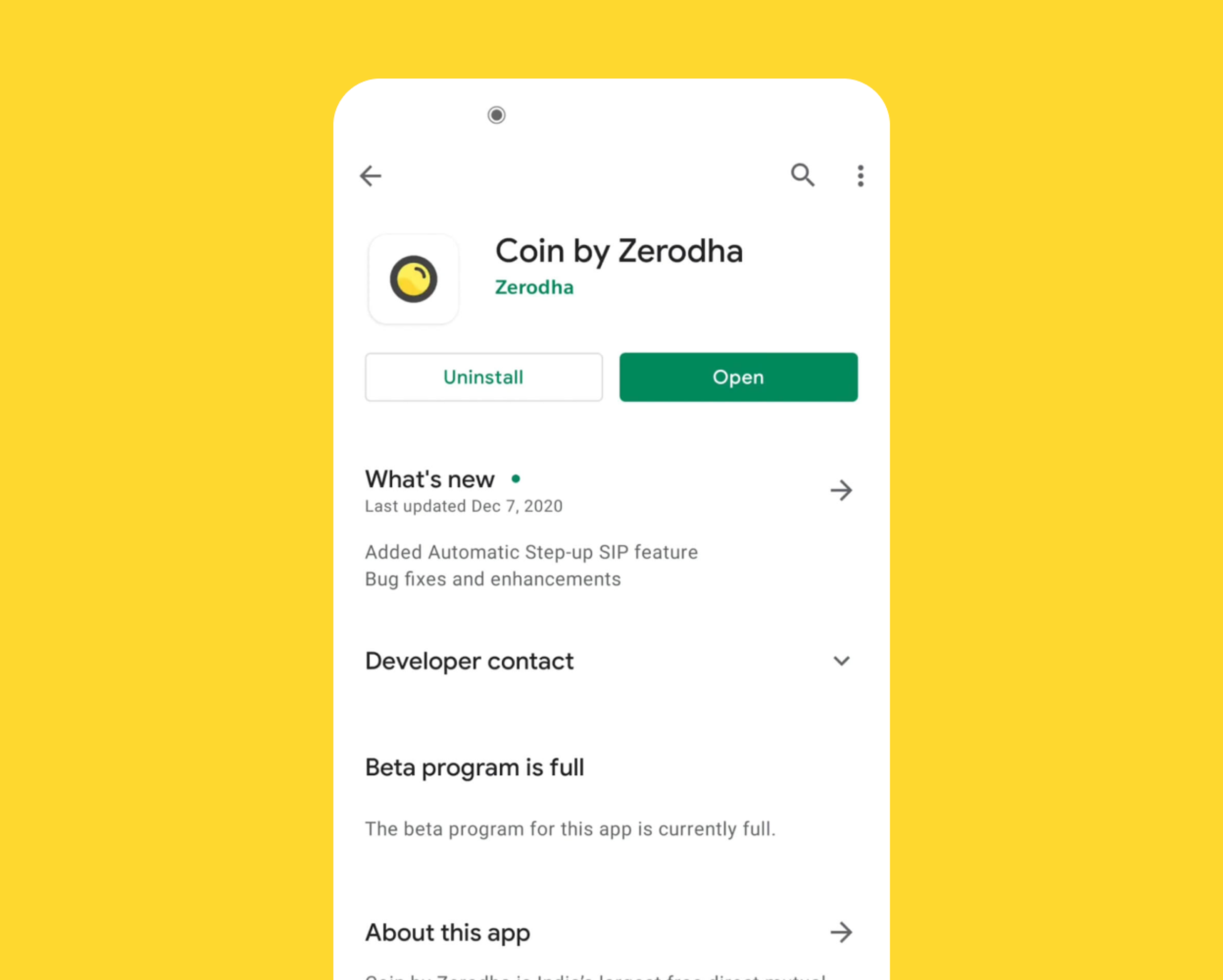 Zerodha Coin-Onboarding