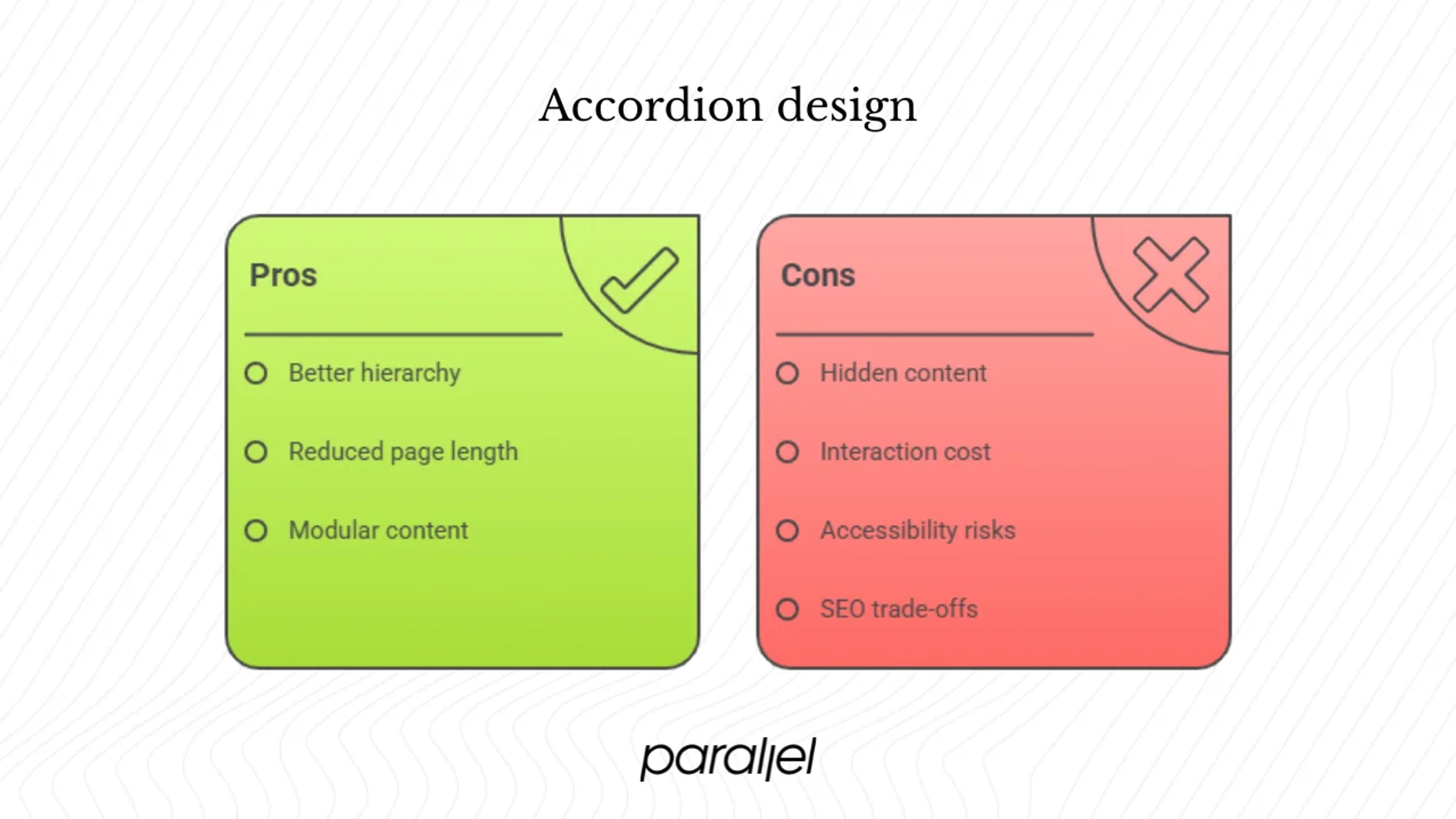 Pros and cons