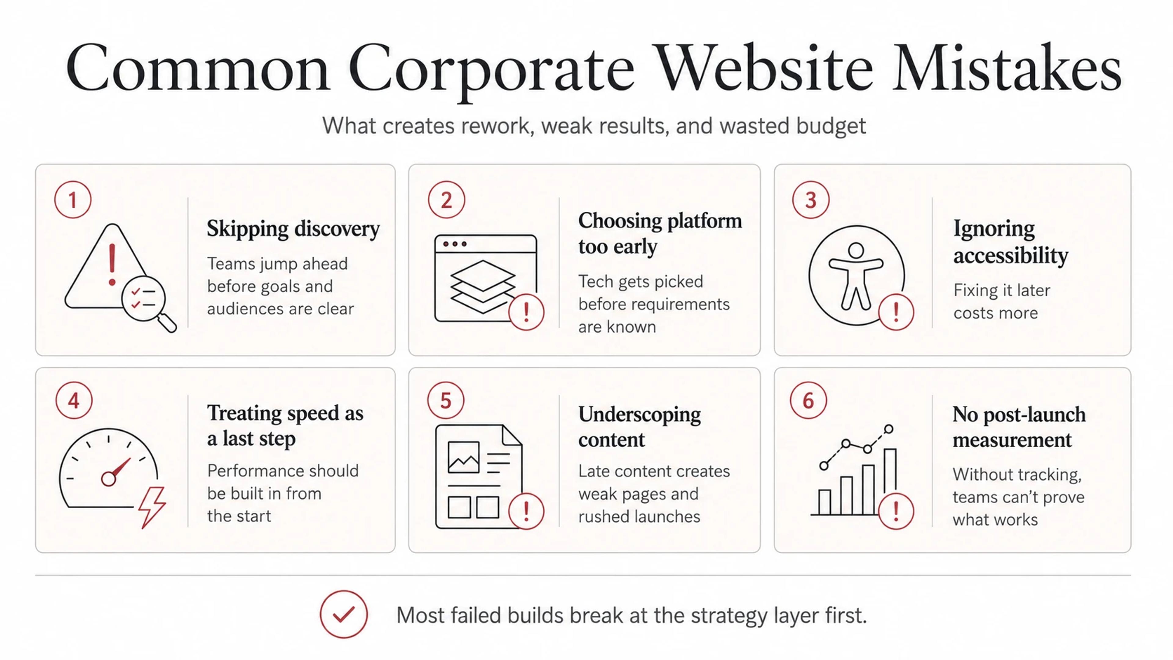 Common Mistakes in Corporate Website Development