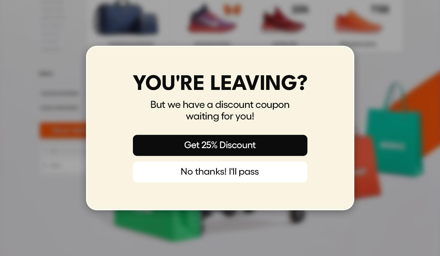 Checkout flow interrupted by intrusive popup causing friction