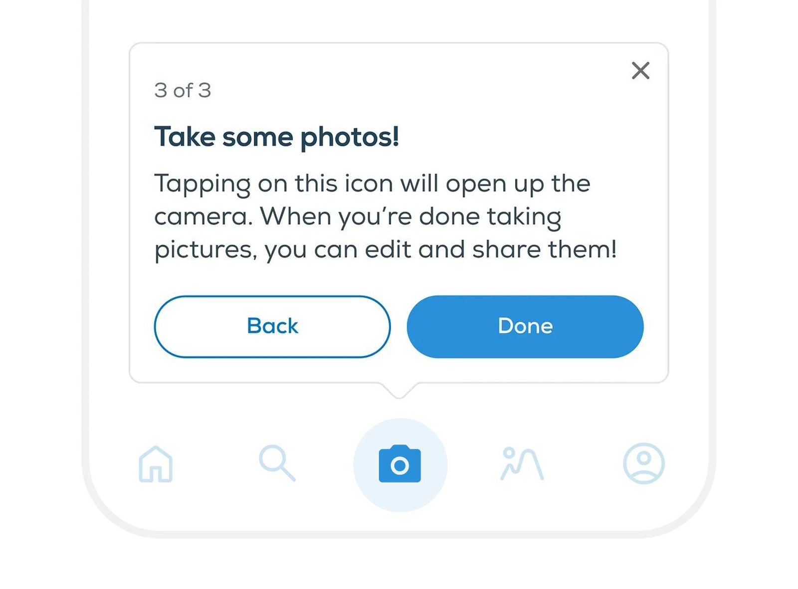 Different onboarding UI patterns including spotlight overlays, coach marks, checklists, and tooltips.