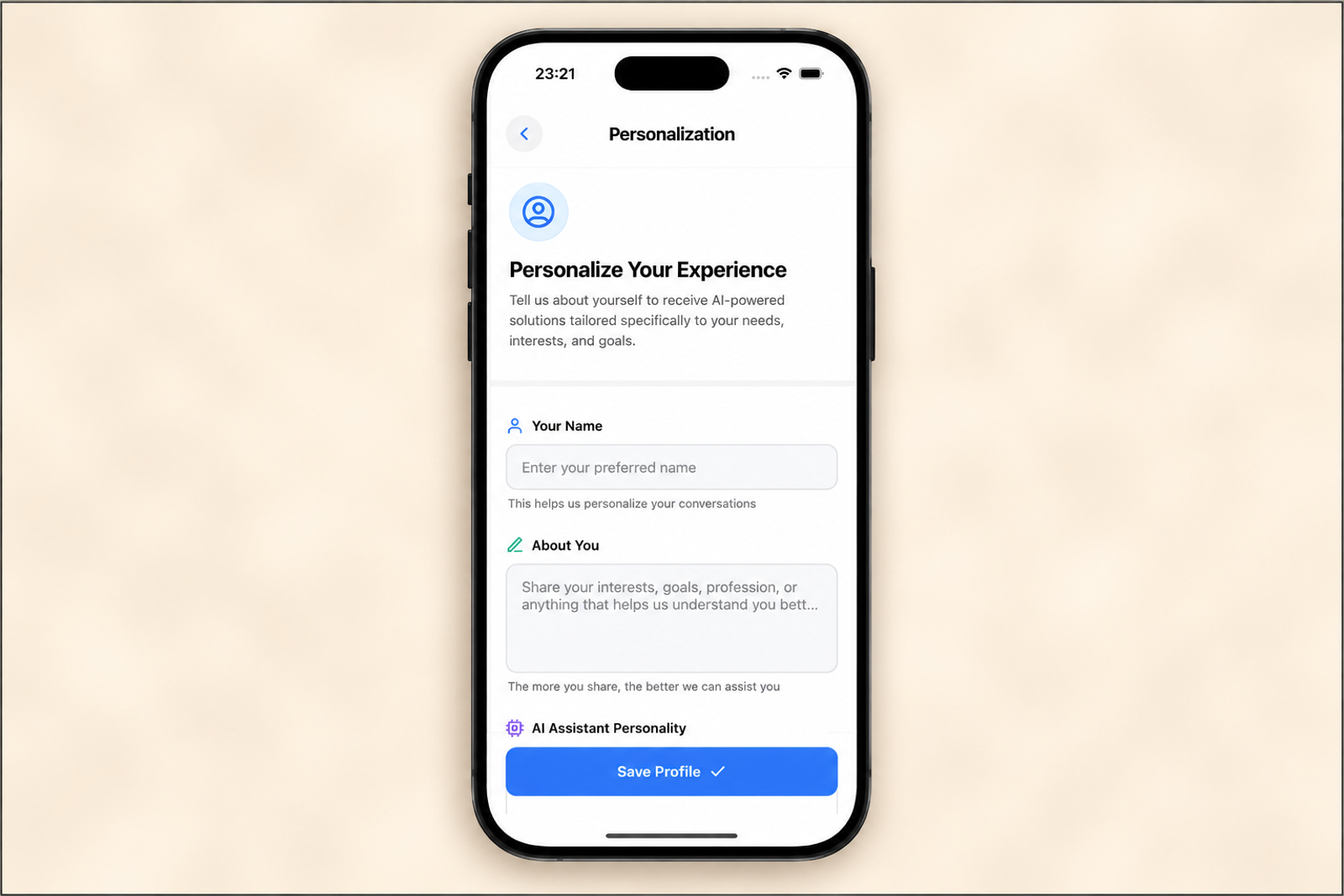 AI-powered personalized onboarding adapting to user behavior in real time.