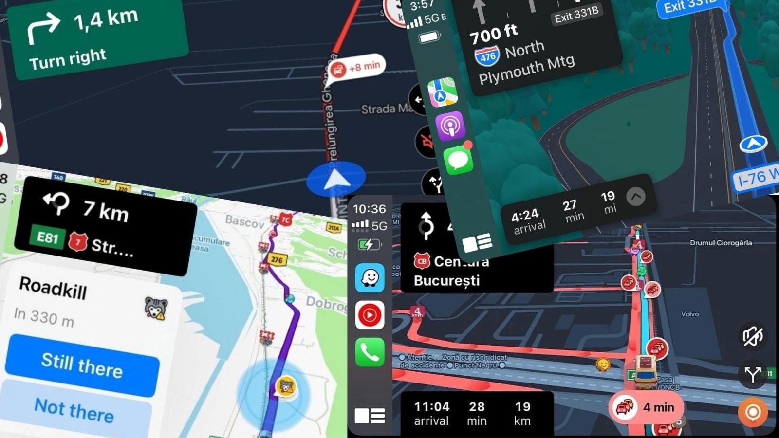 Real-world mobile navigation interfaces operating under dynamic conditions such as live traffic updates, fluctuating connectivity, GPS dependency, and prolonged active sessions.
