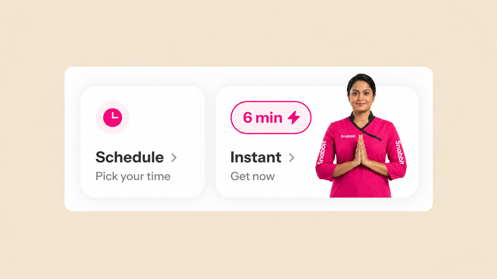 Favorite service professionals app screen featuring a premium favorites section, three trusted cleaning experts, a locked reward card requiring two additional experts to unlock, and an “Add to Favorites” list with expert profiles and visit counts. Elegant black, gold, and cream UI design for a home services booking app.
