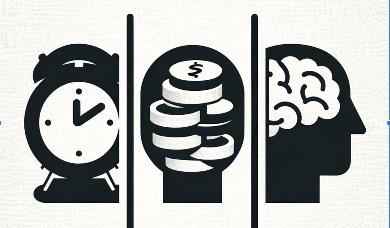 Time, money, and brainpower as resources