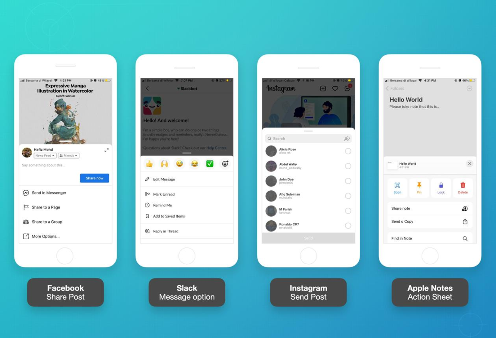 Native mobile bottom sheet rendered directly inside an app without webview overhead.