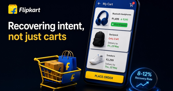 Flipkart's Cart Recovery UI Patterns Explained 