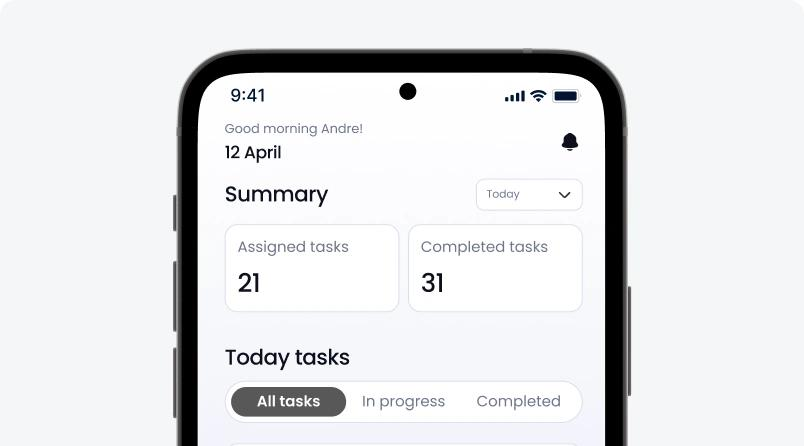 Personalized mobile app interface adapting to user behavior in real time.