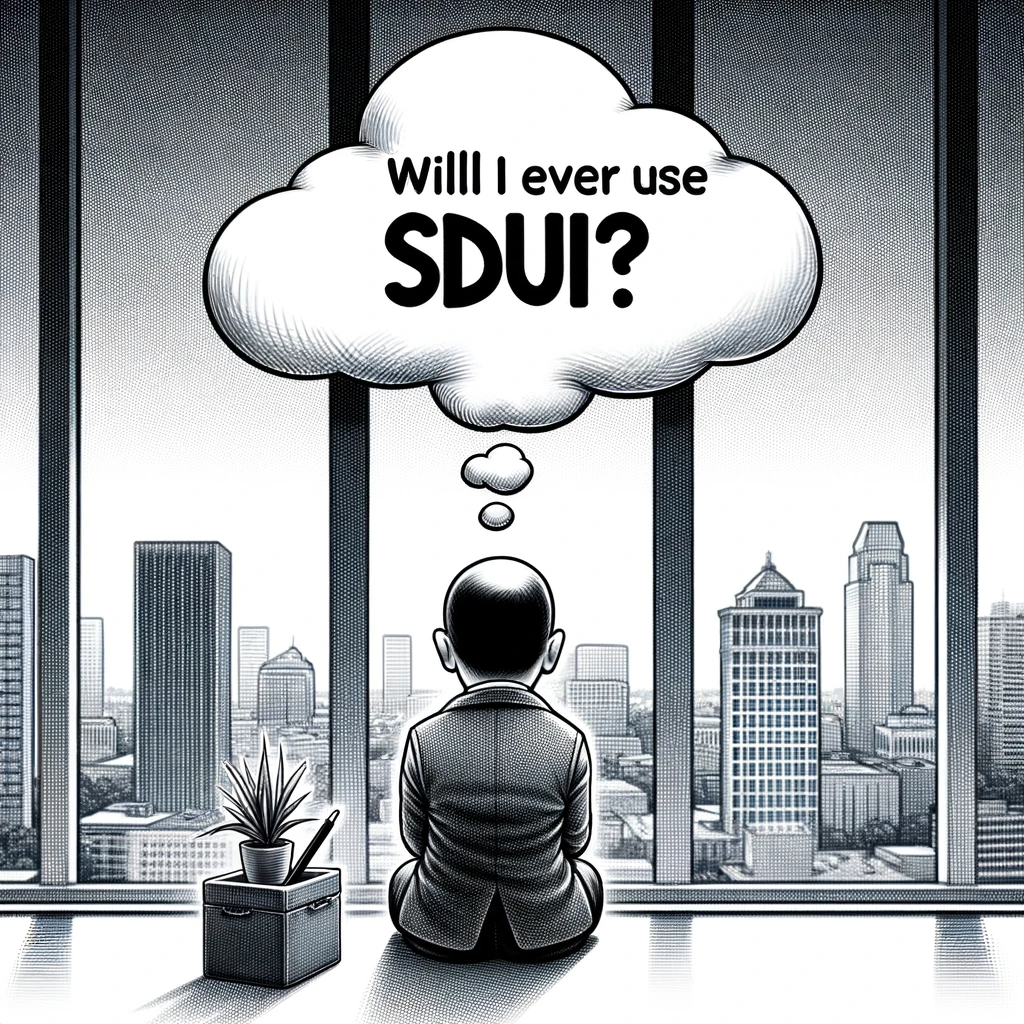 Person contemplates 'Will I ever use SDUI?'