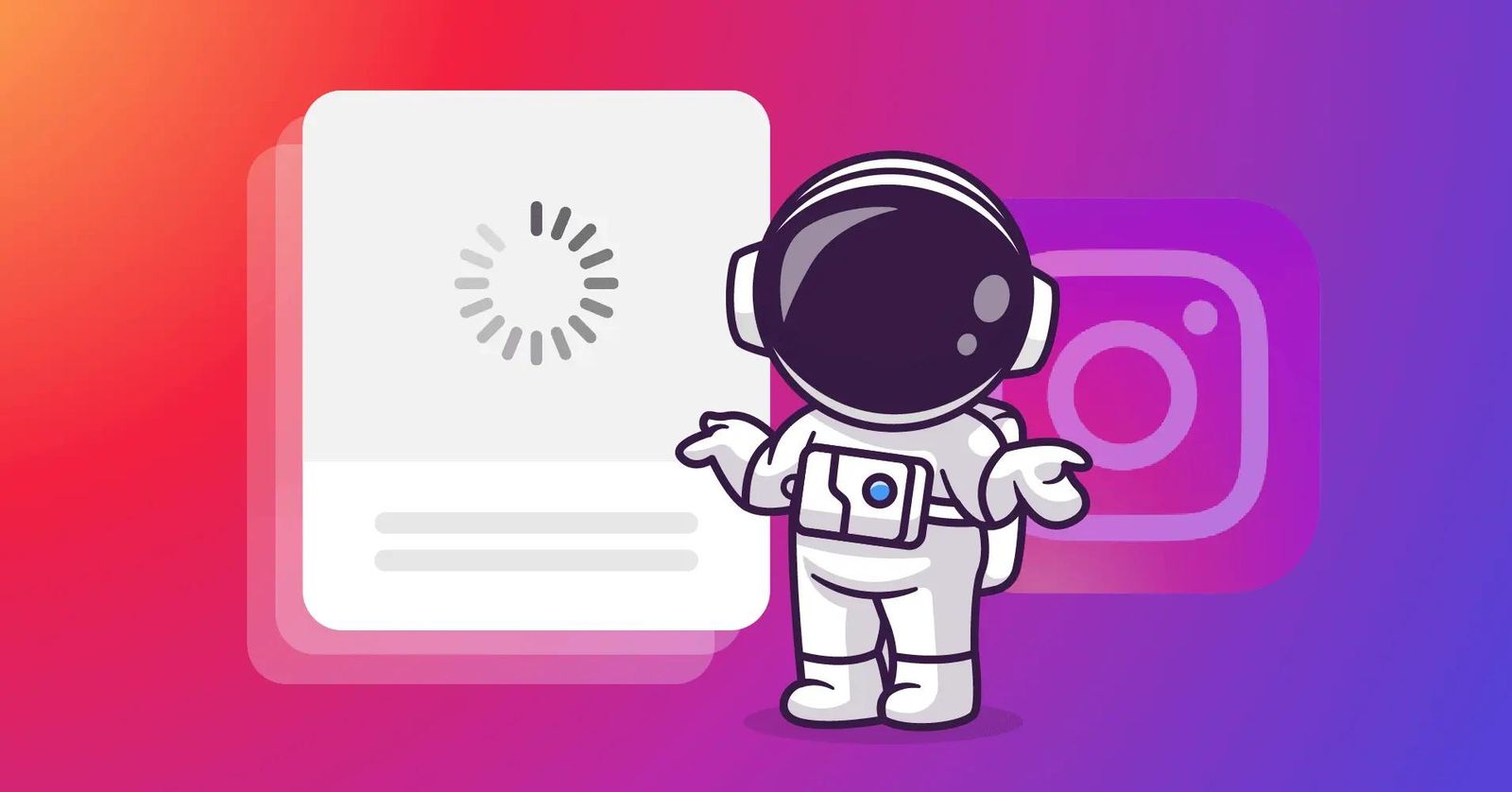 Representation of application performance challenges under unstable conditions, including slow loading states, weak connectivity, and delayed rendering behavior in media-heavy mobile apps.