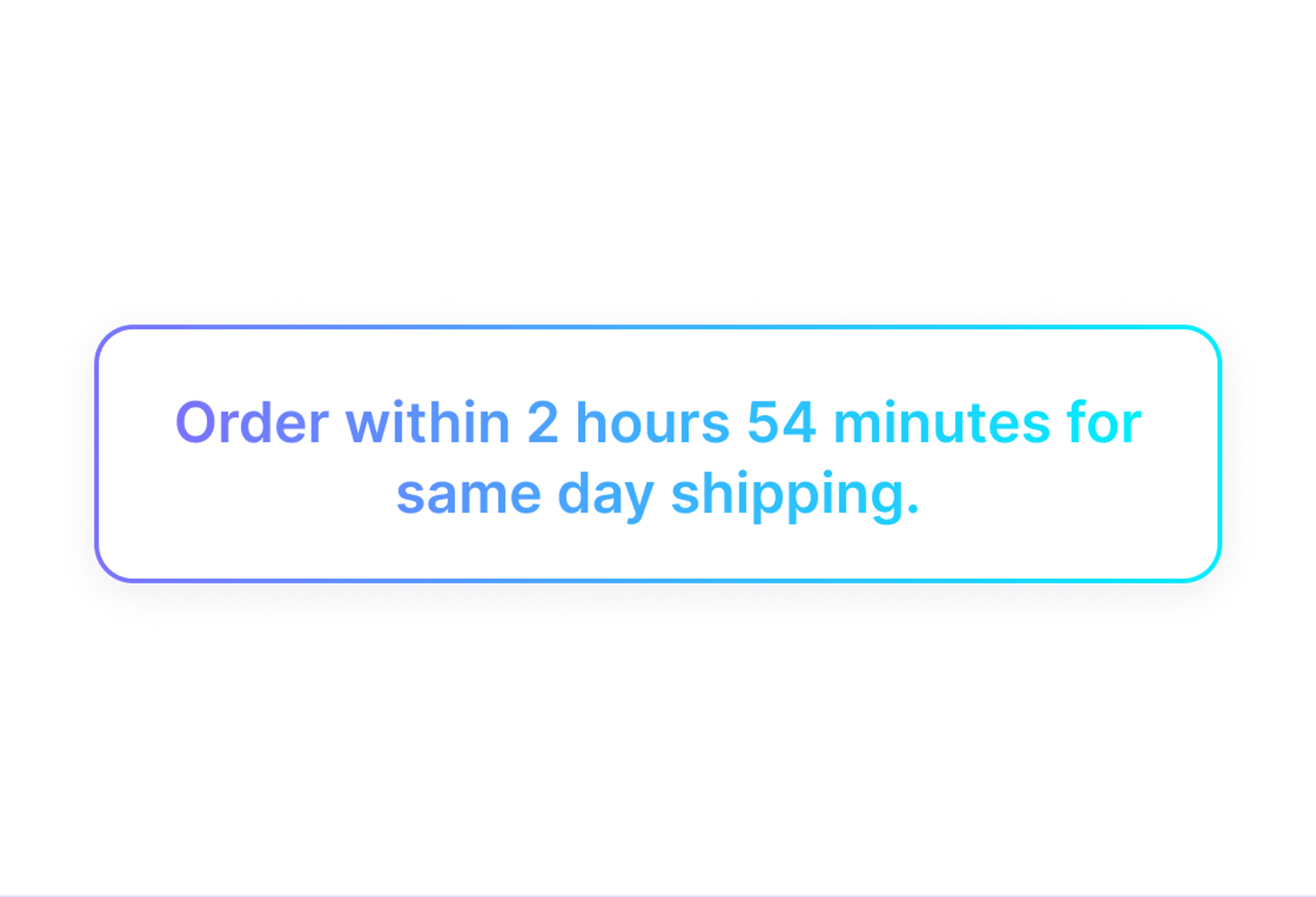 Shipping Timer