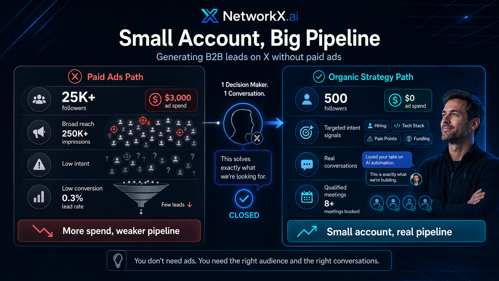 How to Generate B2B Leads on X Without Paid Ads in 2026