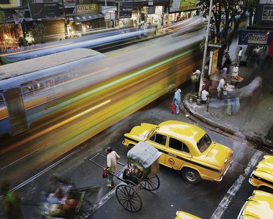 Madan Street and Lenin Sarani, Chandni Chowk, Kolkata, India