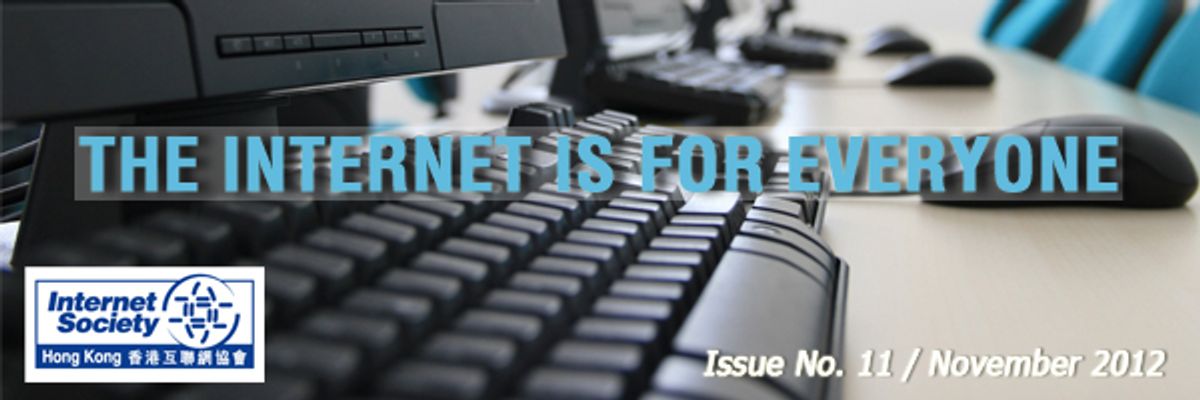 ISOC-HK eNewsletter – November 2012