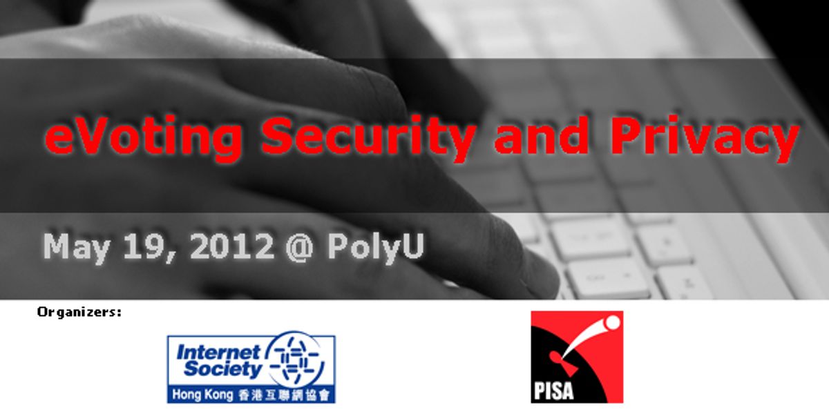 eVoting Security and Privacy