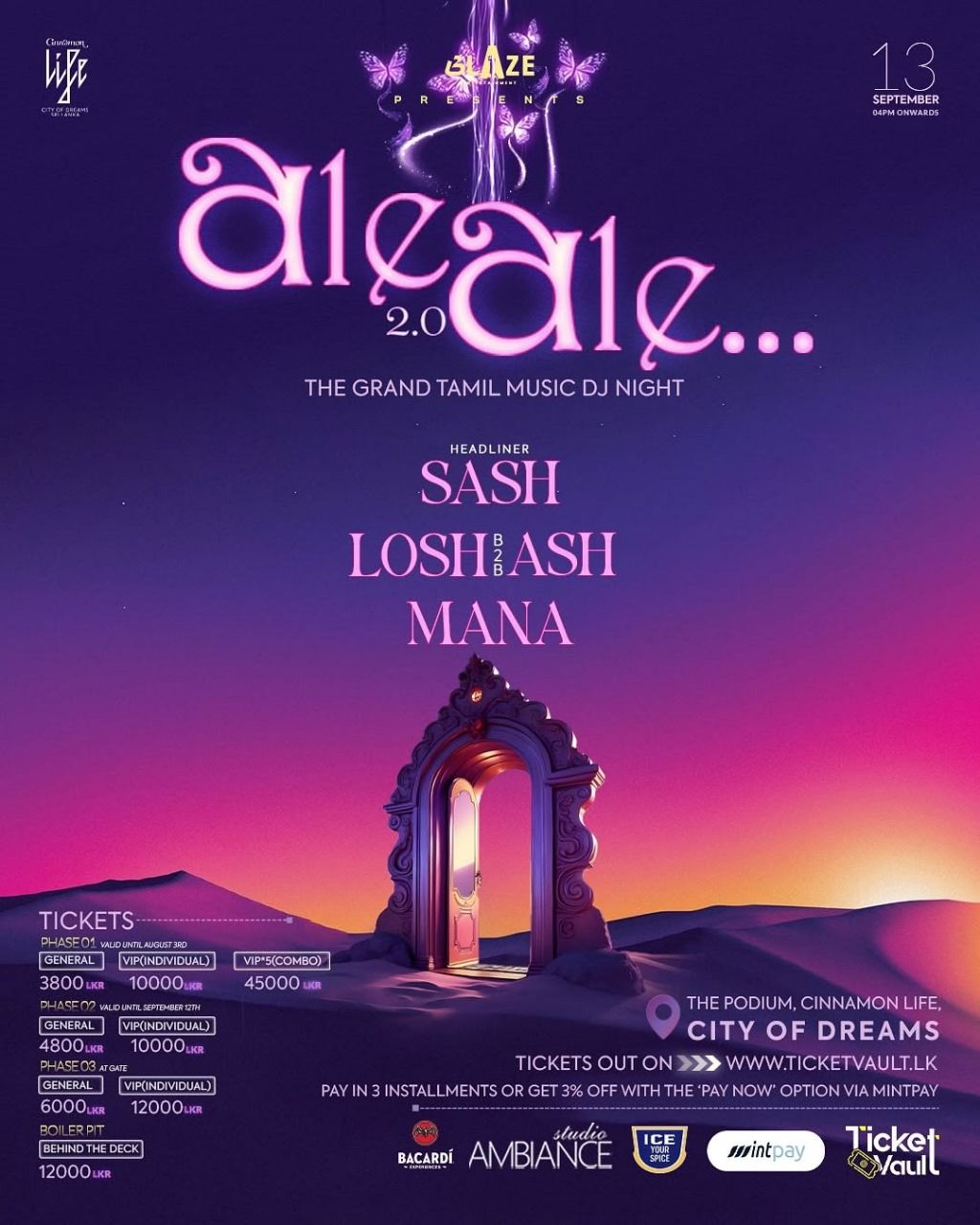 Ale Ale 2.0 – Tamil Music DJ Night