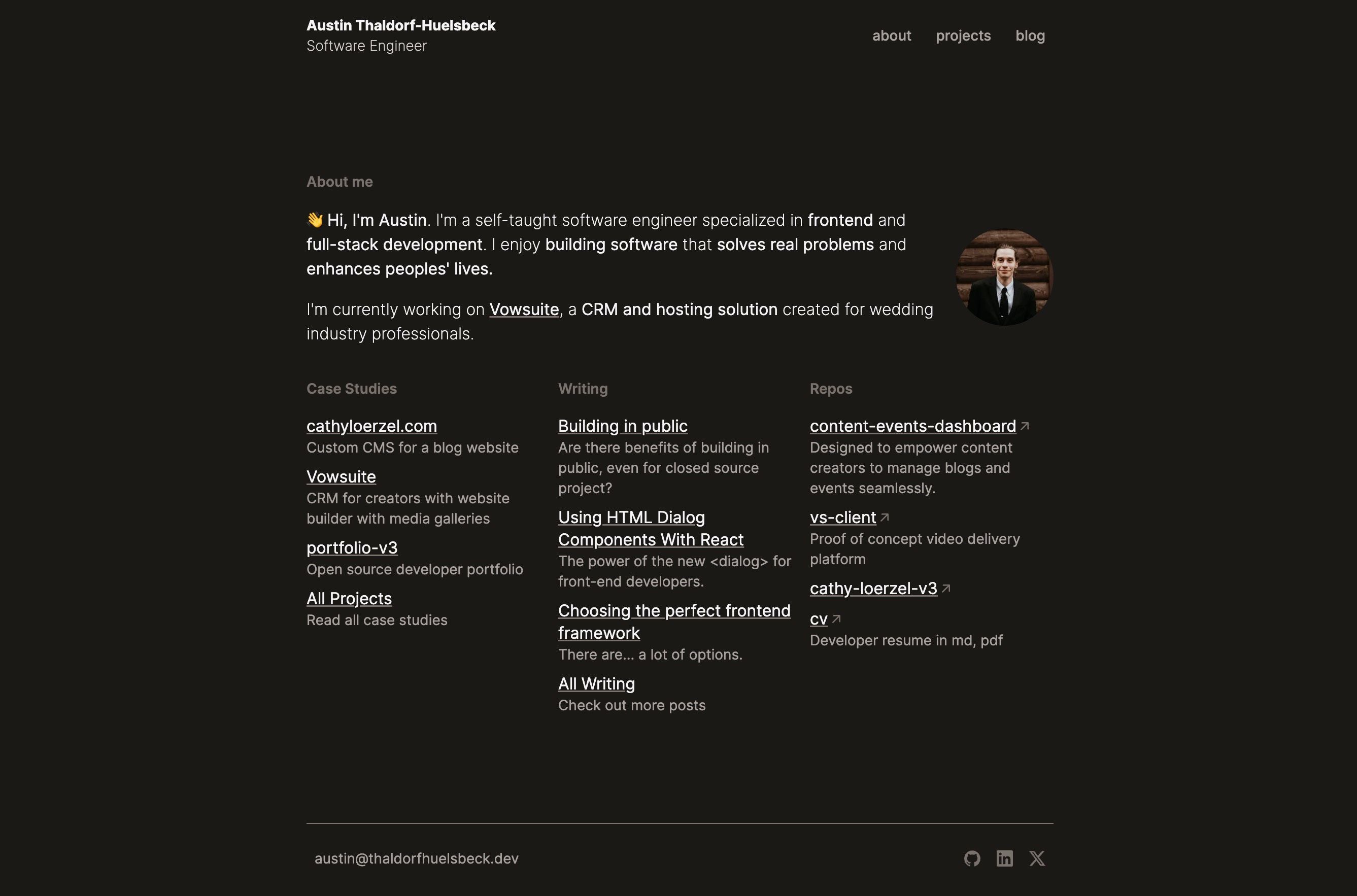 v3 of the portfolio - missing a final polish