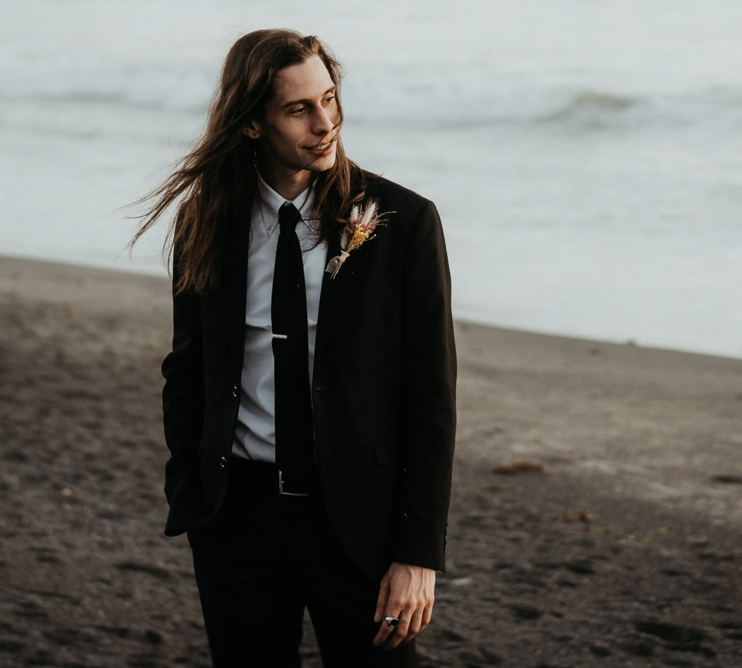 Austin on his wedding day