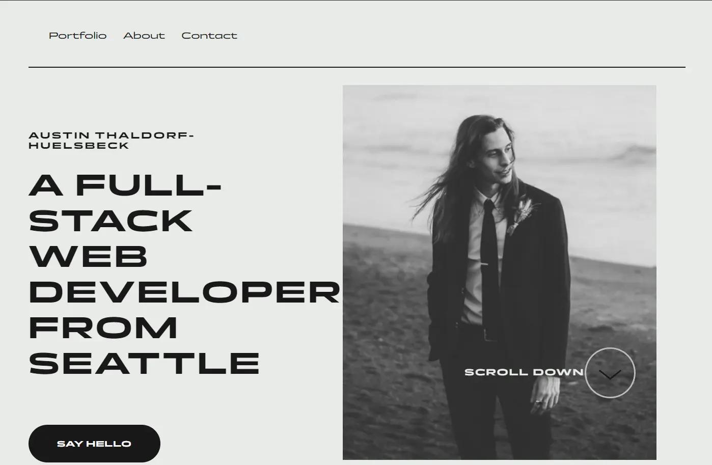 v2 of the portfolio - getting better, but over-engineered