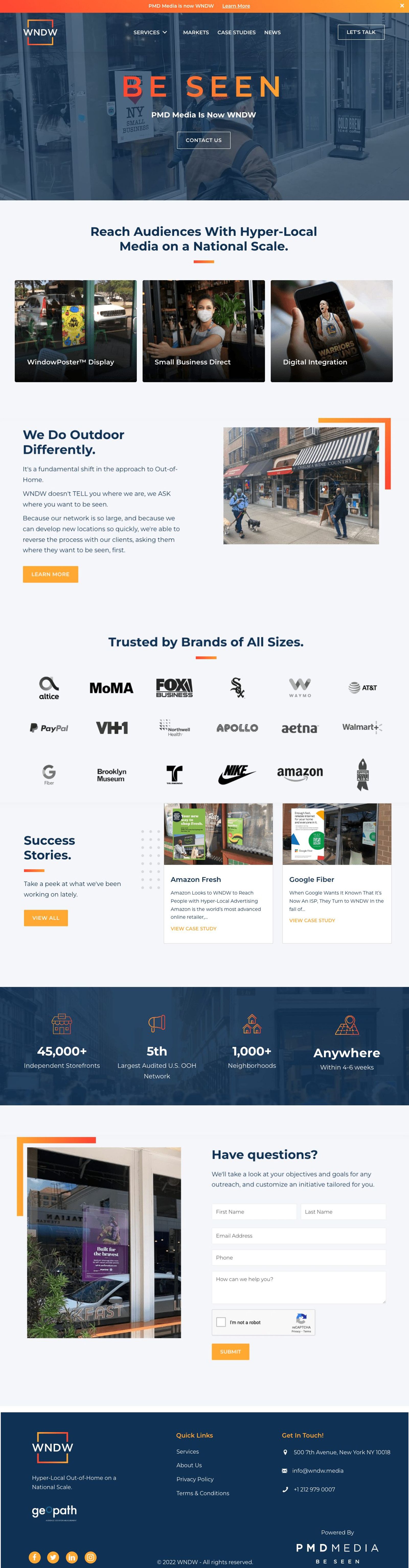Full WNDW homepage