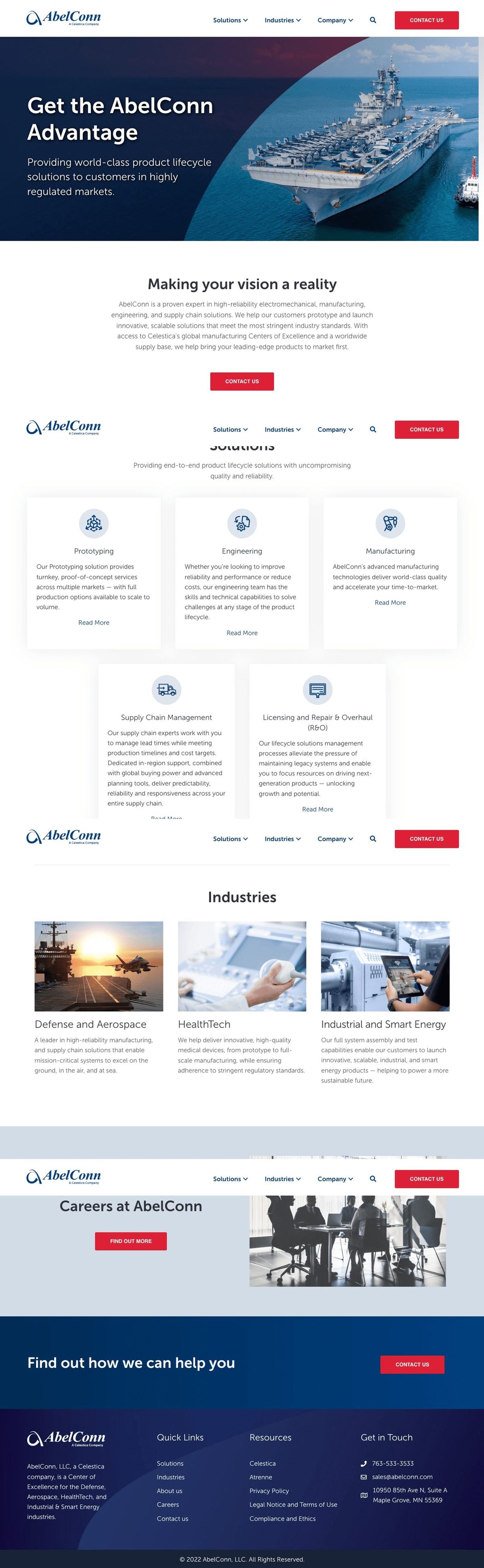 Full AbelConn homepage