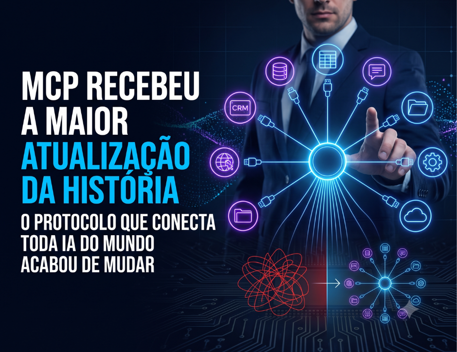 Imagem de capa: MCP Recebeu a Maior Atualização da História: O Protocolo Que Conecta Toda IA do Mundo Acabou de Mudar