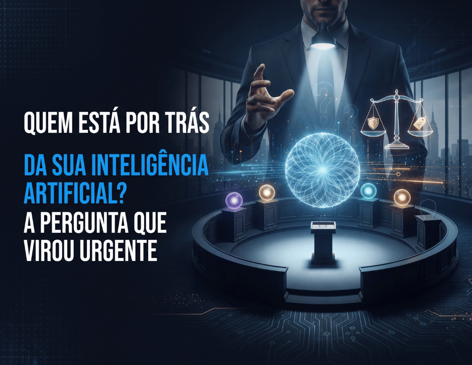 Imagem de capa: Quem está por trás da sua Inteligência Artificial? A pergunta que virou urgente