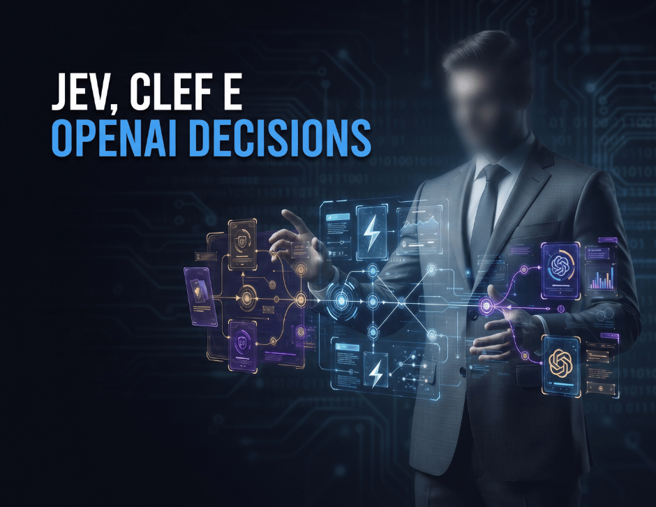 Imagem de capa: Jev, Clef e OpenAI Decisions: quem decide melhor na IA?