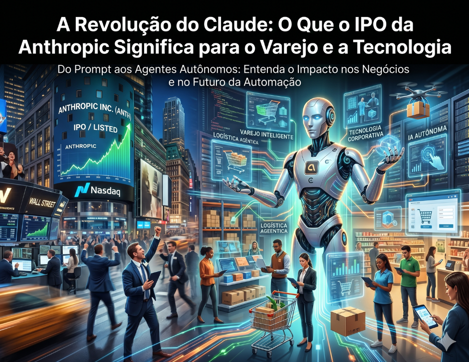 Imagem de capa: A Revolução do Claude: O Que o IPO da Anthropic Significa para o Varejo e a Tecnologia