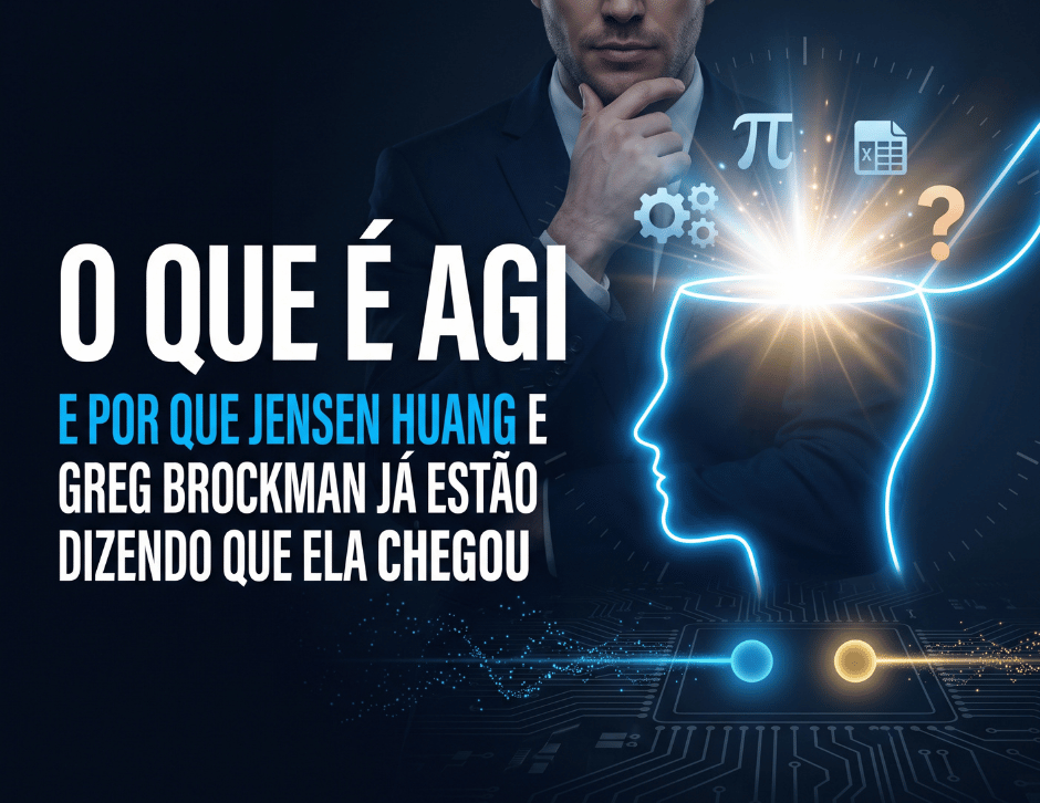 Imagem de capa: O Que é AGI e Por Que Jensen Huang e Greg Brockman Já Estão Dizendo Que Ela Chegou