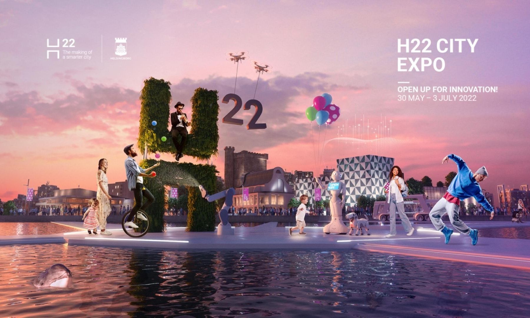 City of Helsingborg H22 Expo promo image.