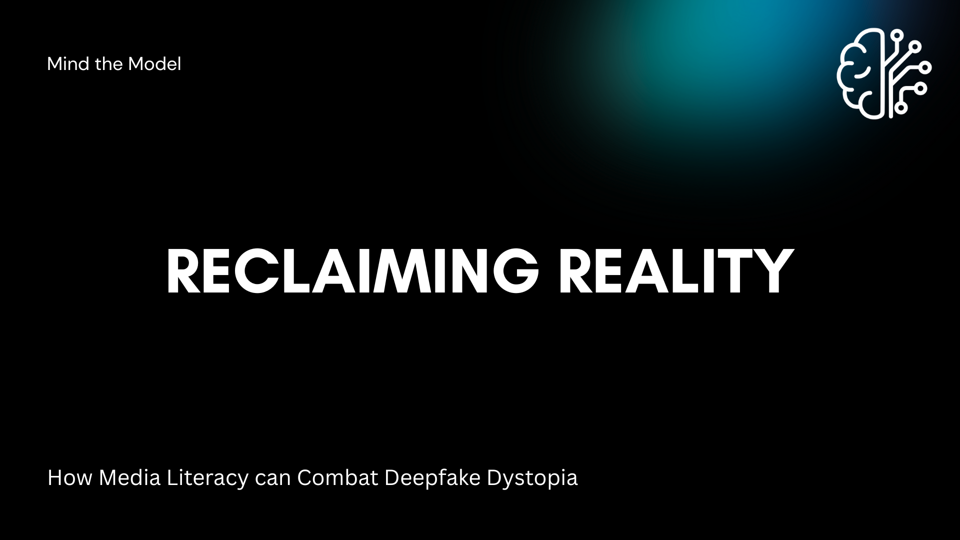 Reclaiming Reality: How Media Literacy Can Combat Deepfake Dystopia