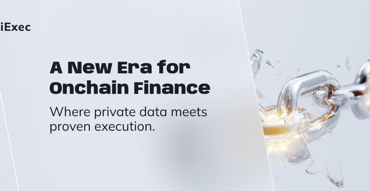 Cover image for "Why OnChain Finance Needs Verifiable Confidentiality"