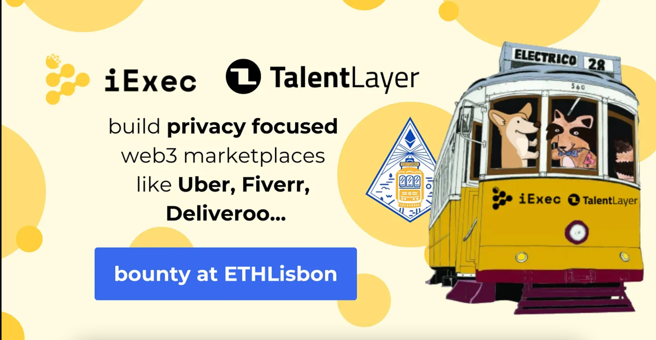 Cover image for "iExec and TalentLayer to Showcase Integration Story at EthLisbon 2023 with $12k of bounty rewards"