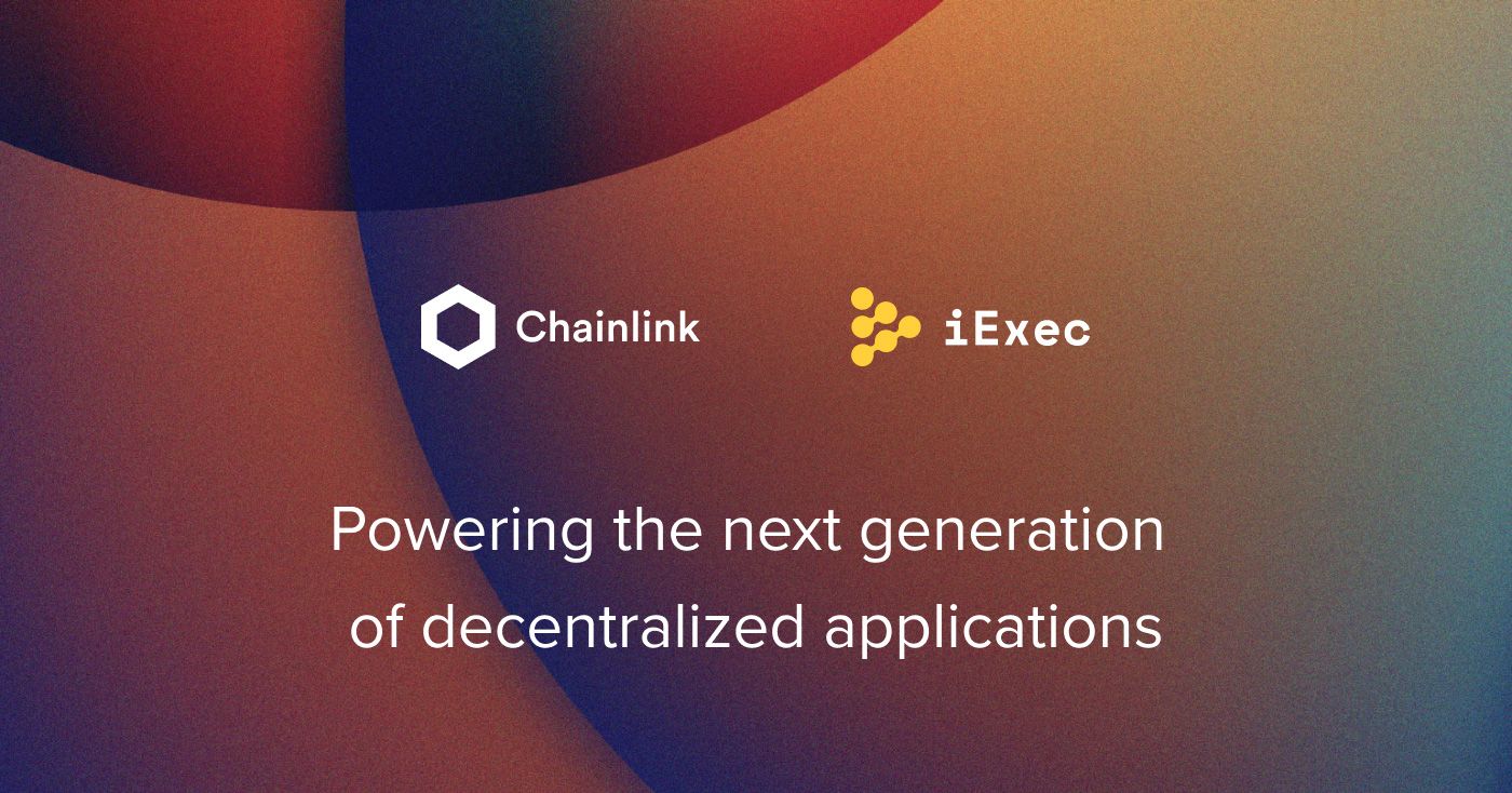 Cover image for "iExec x Chainlink: Collaboration for off-chain computing"