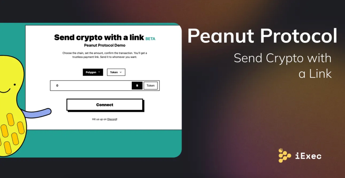 Cover image for "Peanut Protocol using iExec TEE in Prototype for Private Crypto Transfers"