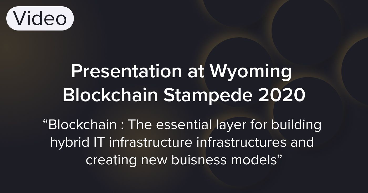 Cover image for "From the Cloud to the Edge (Wyoming Blockchain Stampede 2020)"
