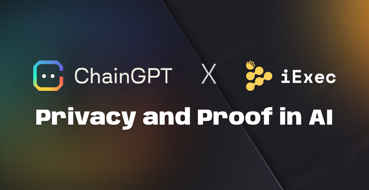 Cover image for "Web3 Needs Private AI. iExec & ChainGPT Have the Blueprint"