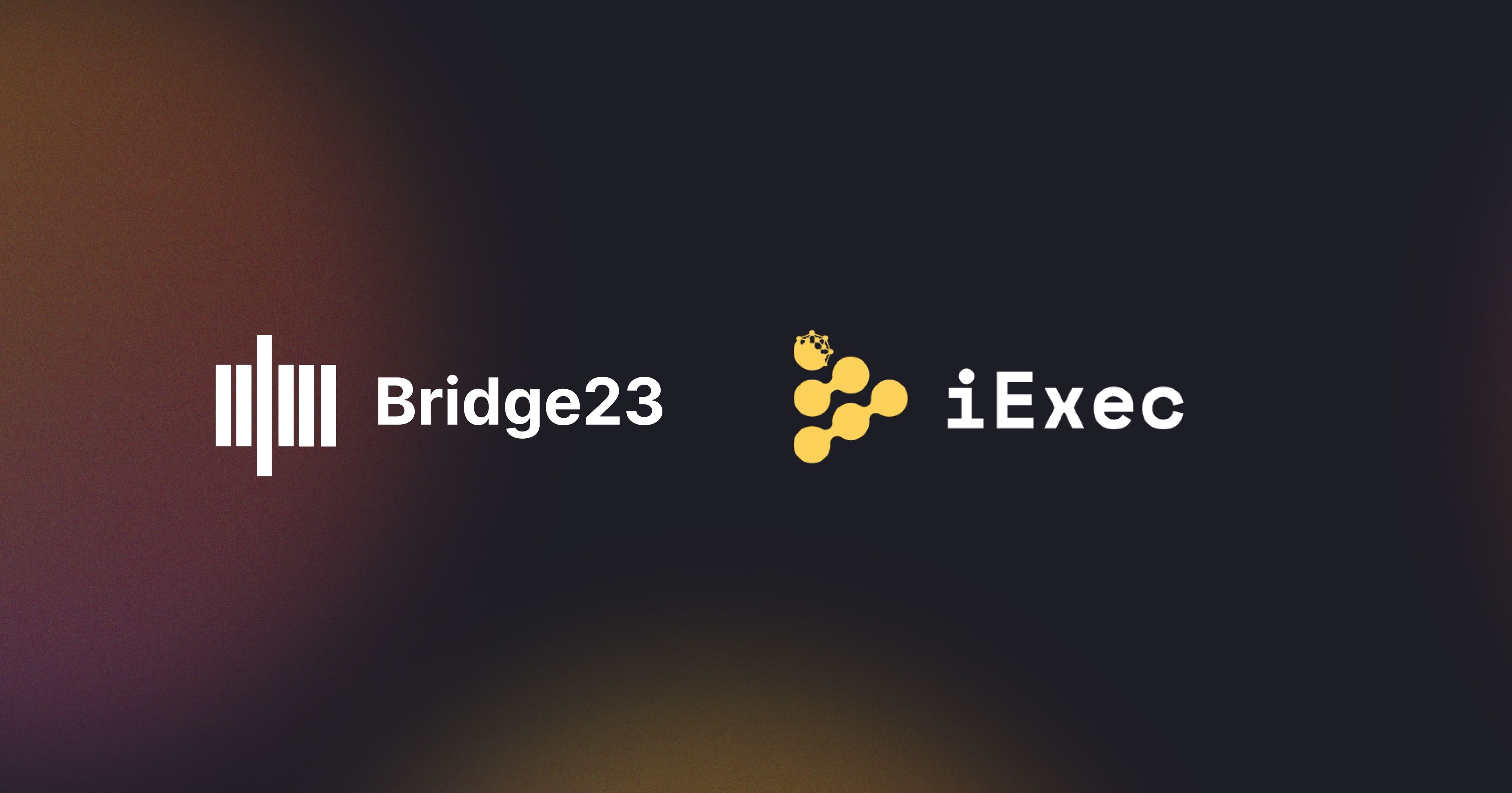 Cover image for "Bridge23 Integrates iExec DataProtector to Secure AI Agents"