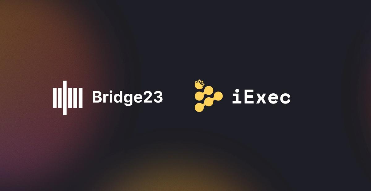 Cover image for "Bridge23 Integrates iExec DataProtector to Secure AI Agents"