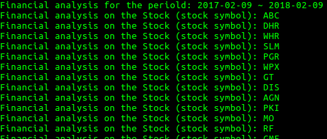 Application StockPredictor running on SGX-enabled iExec worker