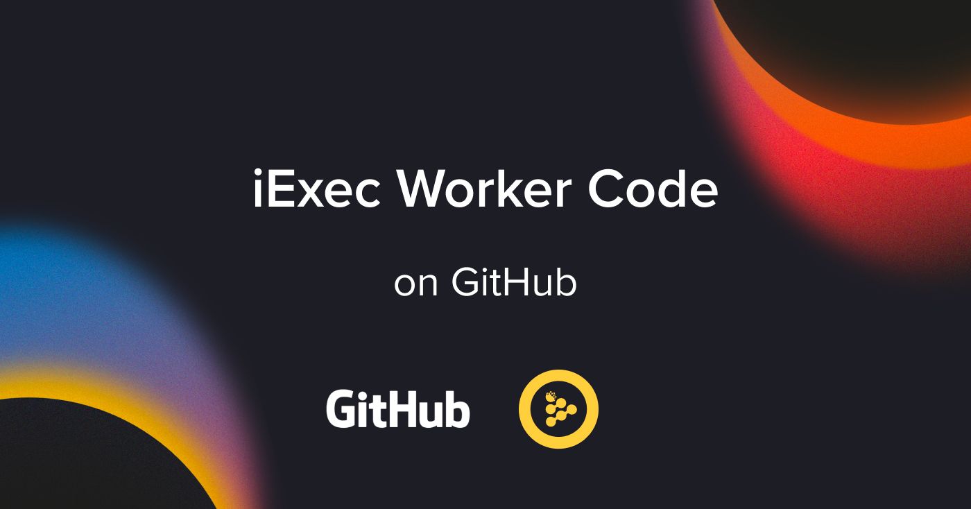 Cover image for "iExec Worker code resources"