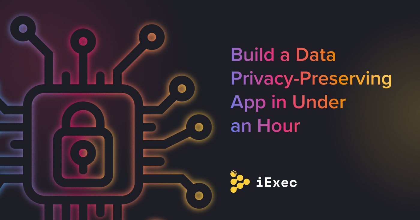 Cover image for "How To Build a Data Privacy-Preserving App (in Under an Hour)"