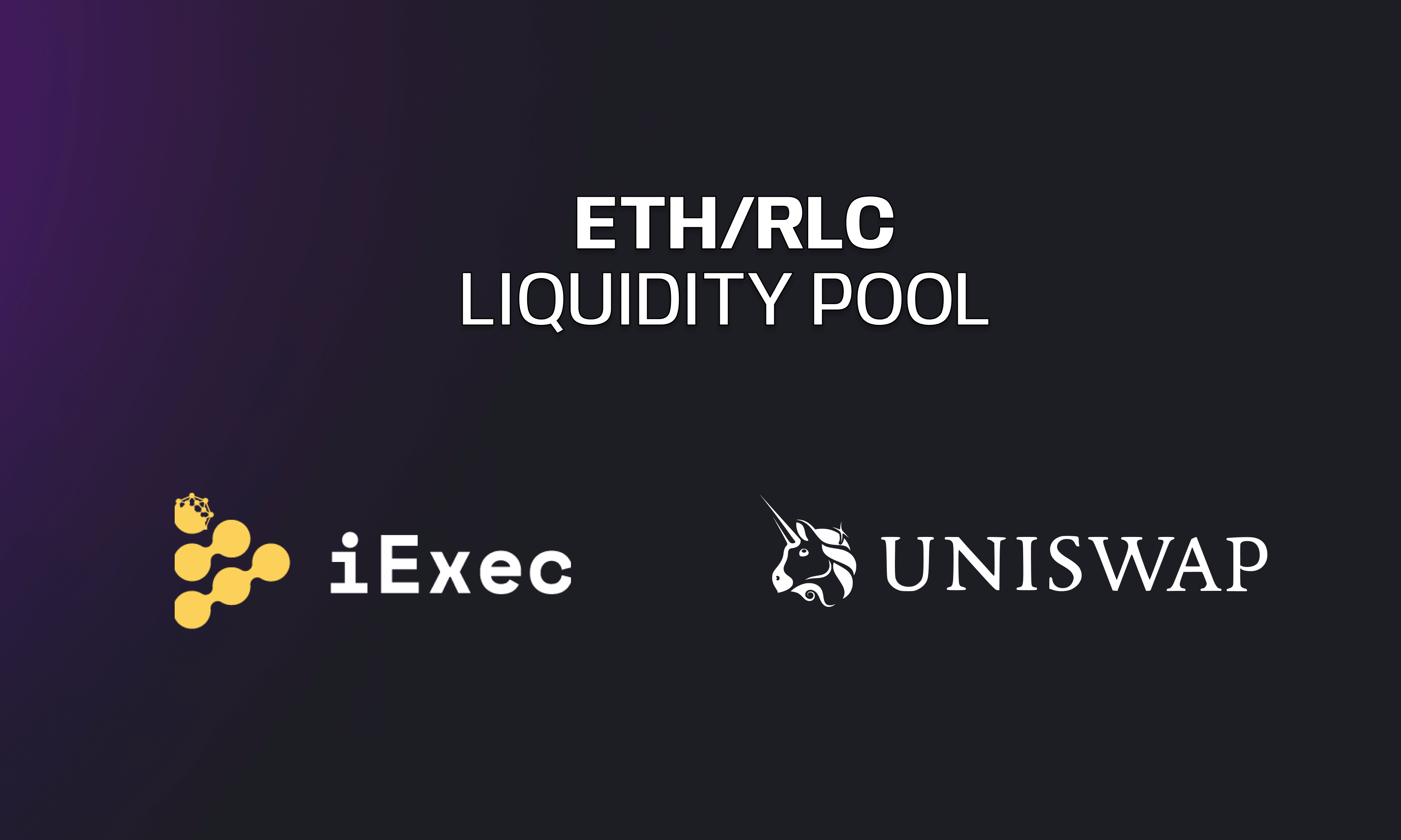 Cover image for "New RLC/ETH Liquidity Pool: Bigger and Better - Start earning trading fees!"