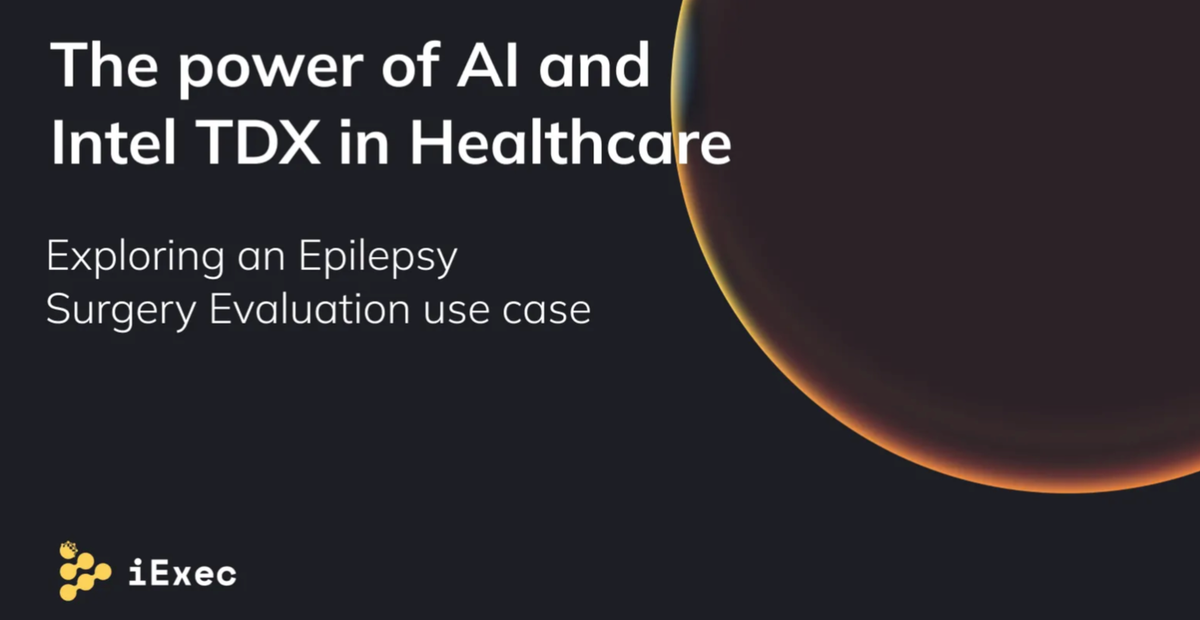 Cover image for "The power of AI and Intel TDX: Exploring an Epilepsy Surgery Evaluation use case"